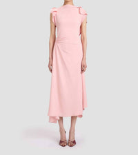 Victoria Beckham - Drape Sleeve Midi Dress