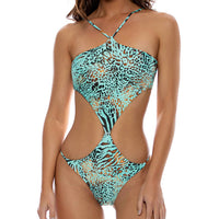 Luli Fama - Animale Reversible Handkerchief One Piece