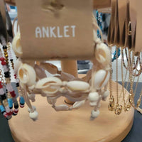 Zad - Women's Cowry Shell Anklet And Bracelet