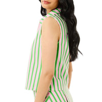 Addison Bay - Ponte Sleeveless Virginian Polo