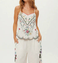 Me369 - Ginny Embroidered Top