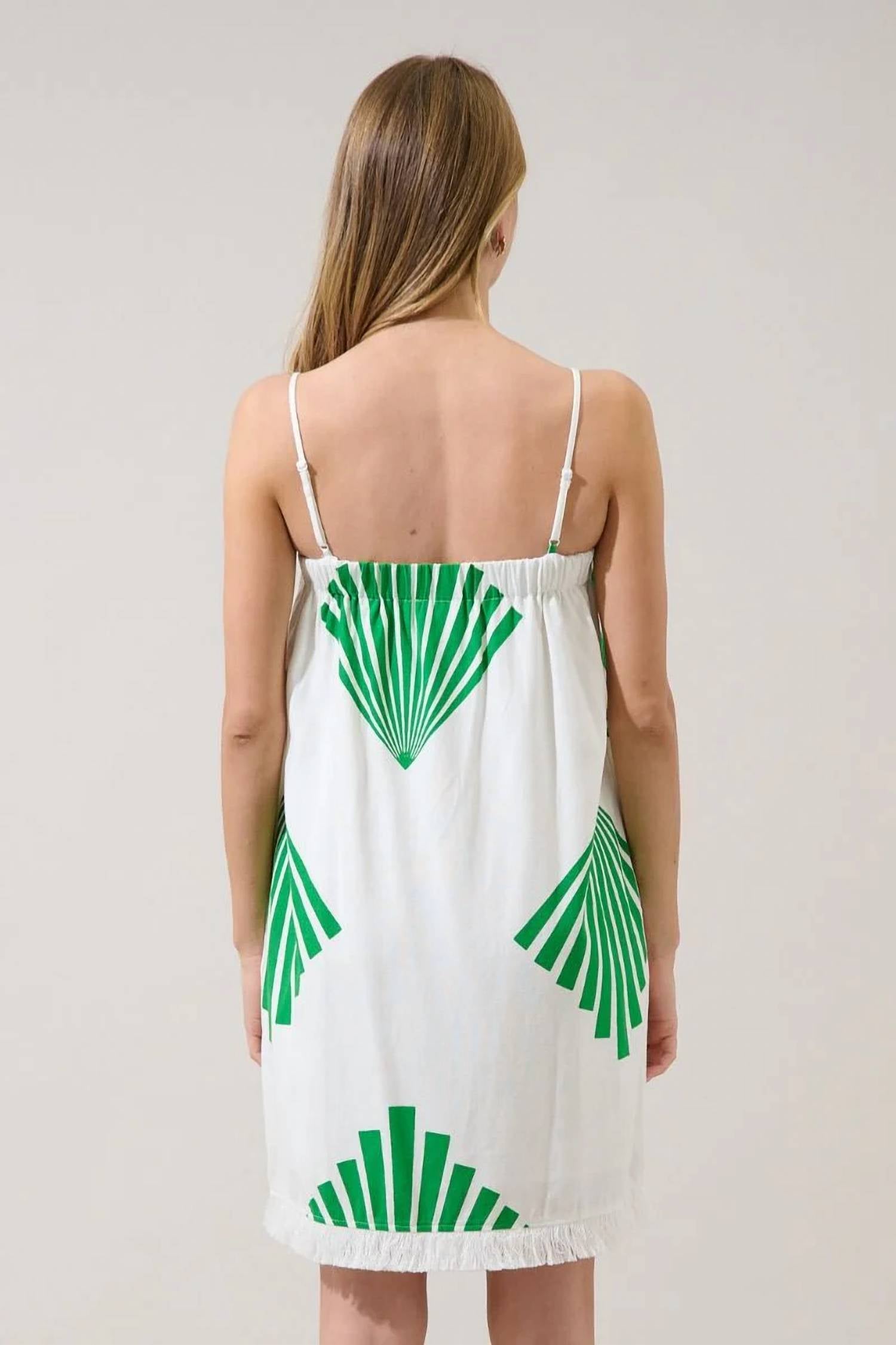 Sugarlips - Katie Summer Breeze Fringe Mini Dress