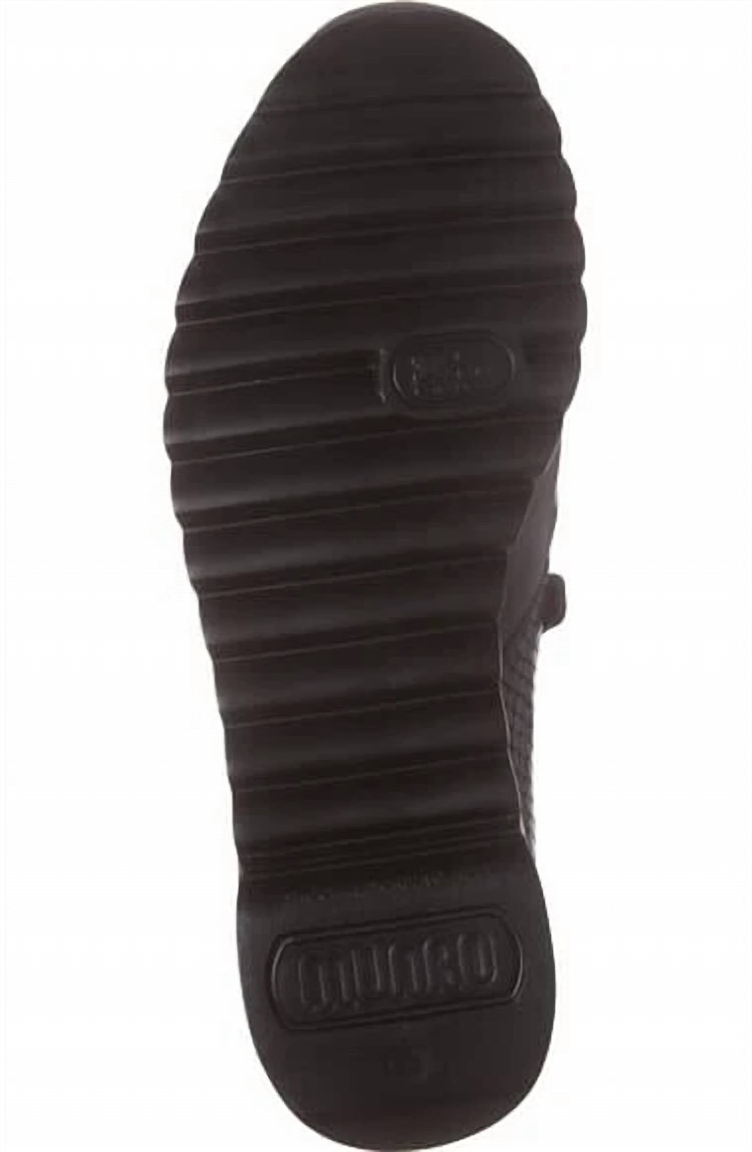 Munro Women's Kit Side Zipper Loafer in black leather viper - women's flats - view 5