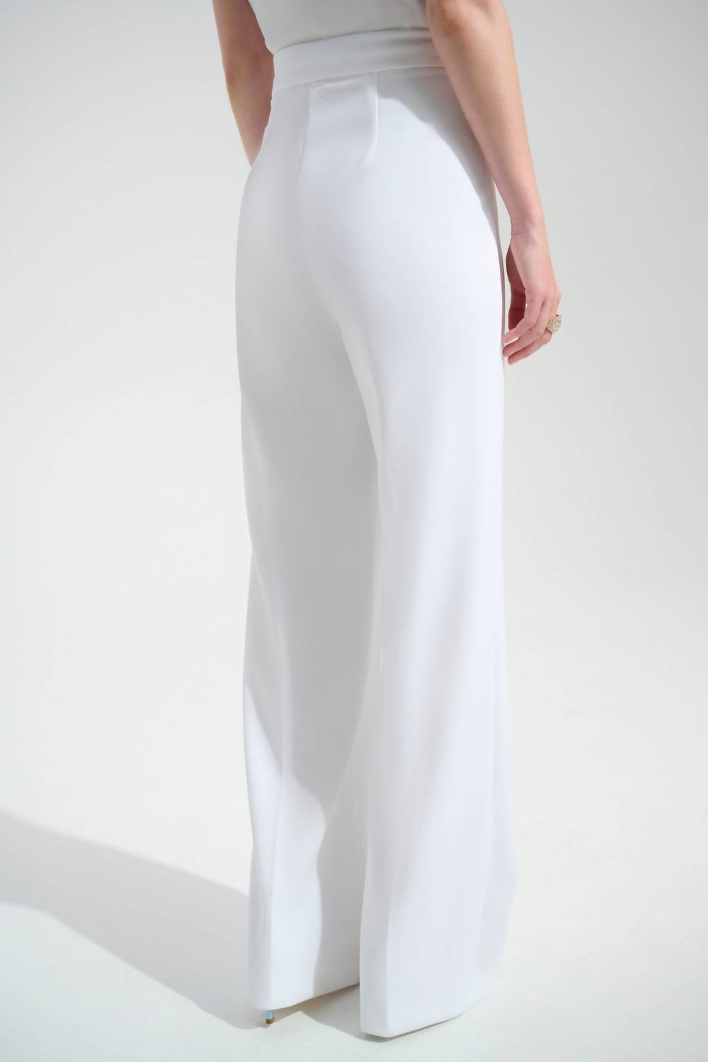 Joseph Ribkoff Wide-leg Pants in vanilla - women's pants - alternate view