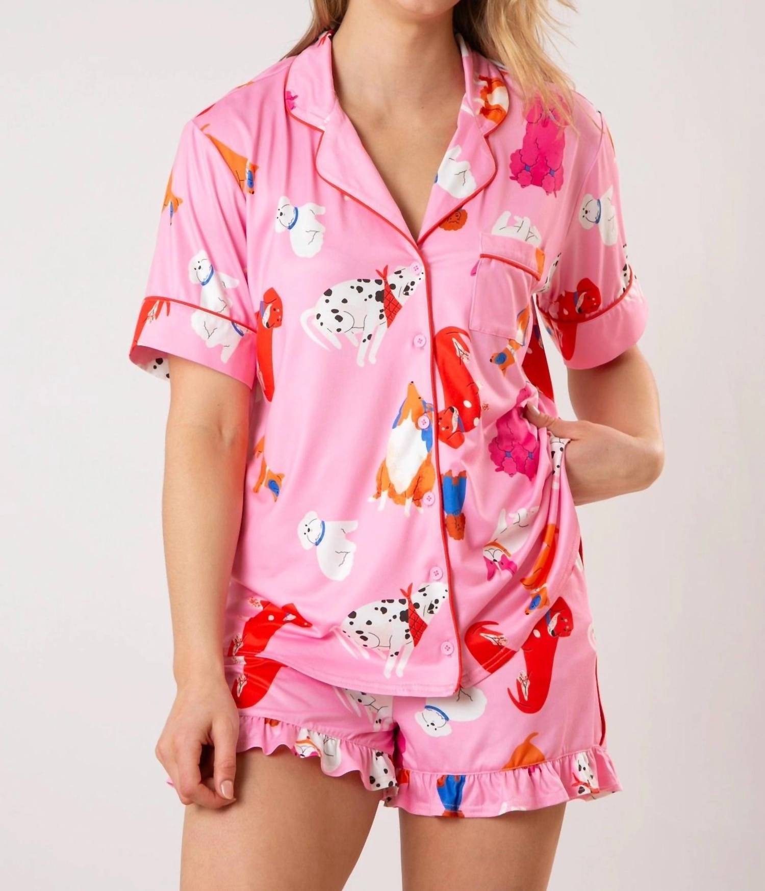 Fantastic Fawn - Puppy Dog Pajama Shorts