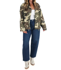 Miou Muse - Forest Fade Camo Jacket