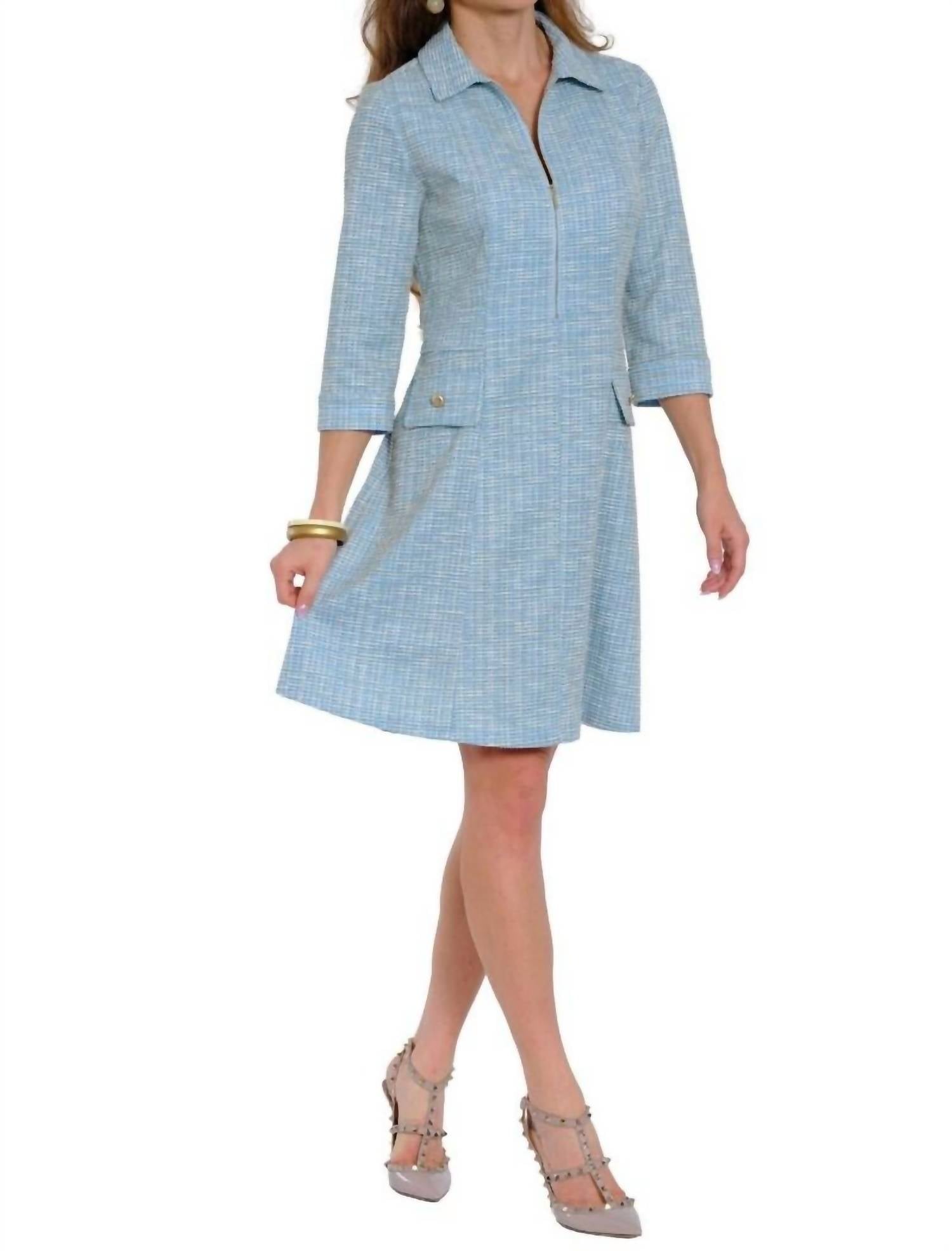 Lior - Celebrity Half Zip Mini Dress