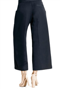 Clara Sunwoo - Woven Twill Cropped Trousers
