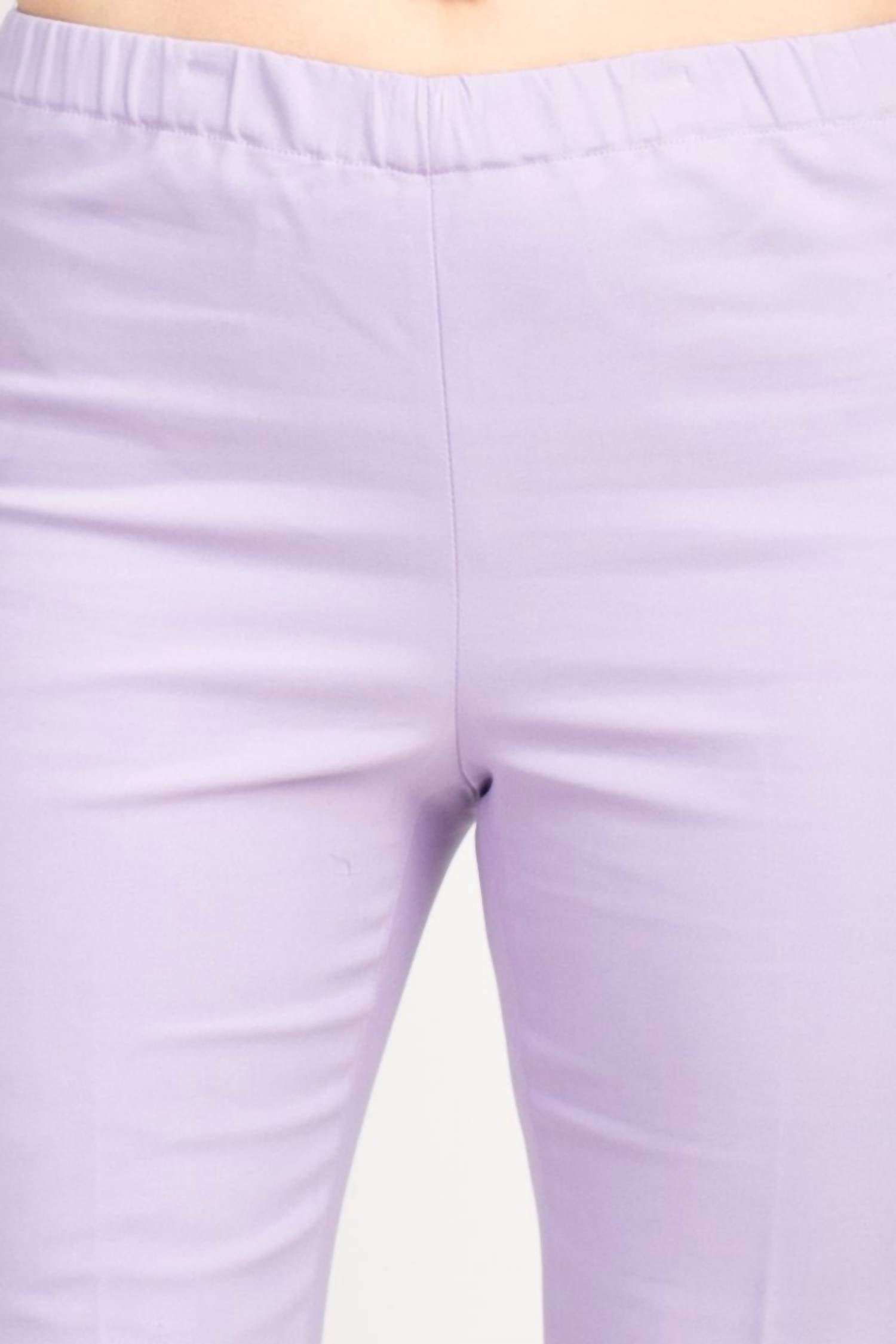 Peace Of Cloth - Regan Crop Flare Stretch Cotton Pant