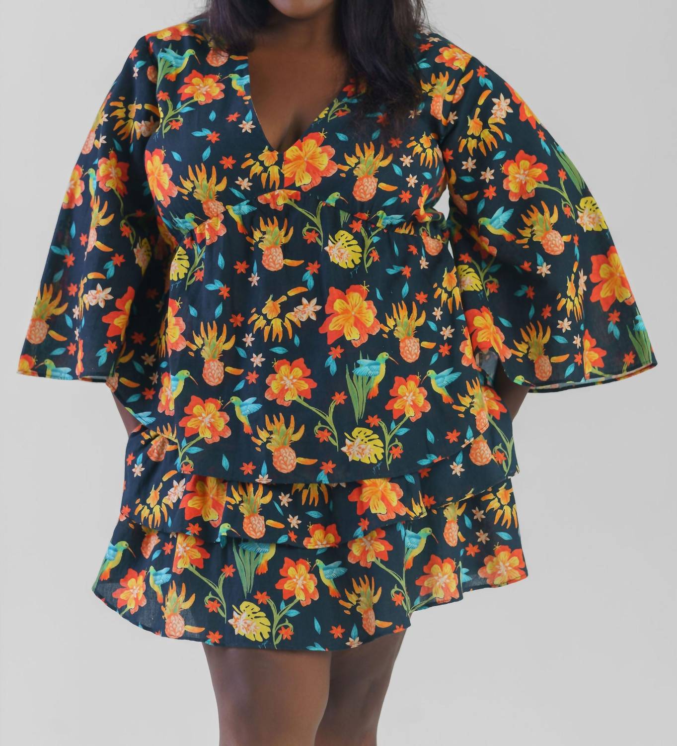 Guapa - Sitara V Neck Top - Plus