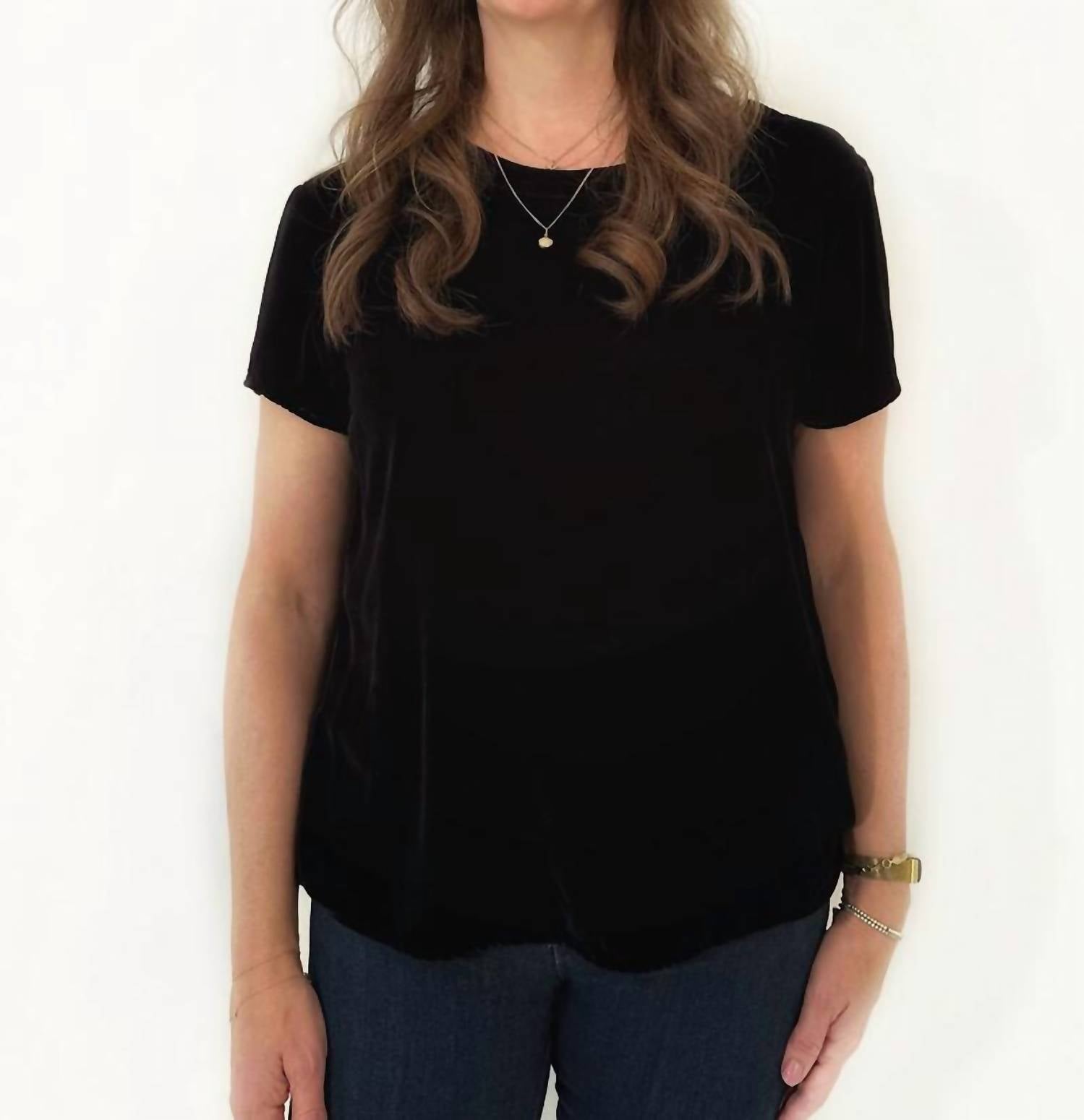 Bella Dahl - Button Back Crewneck Tee