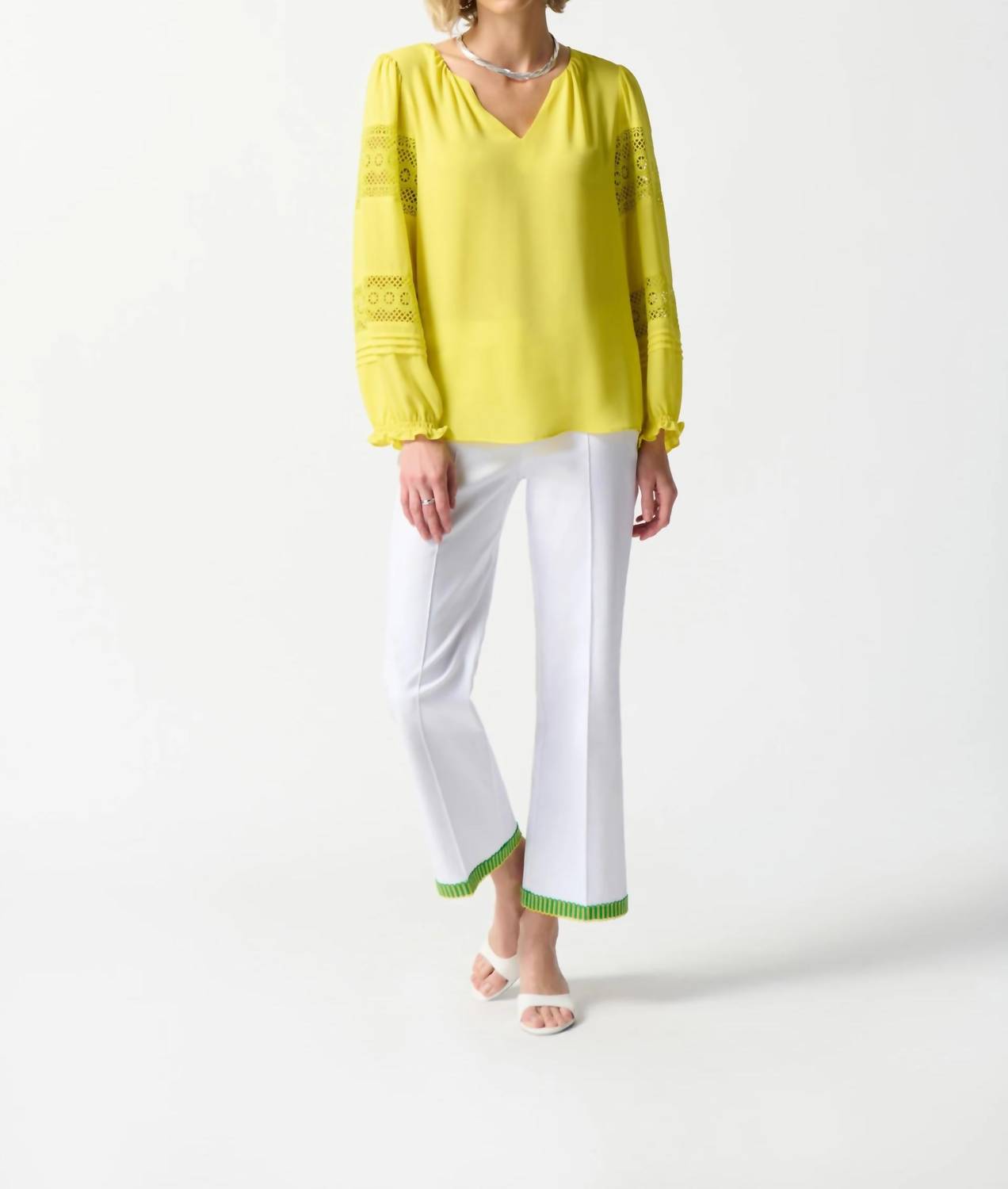 Joseph Ribkoff - Georgette Puff Sleeve Top