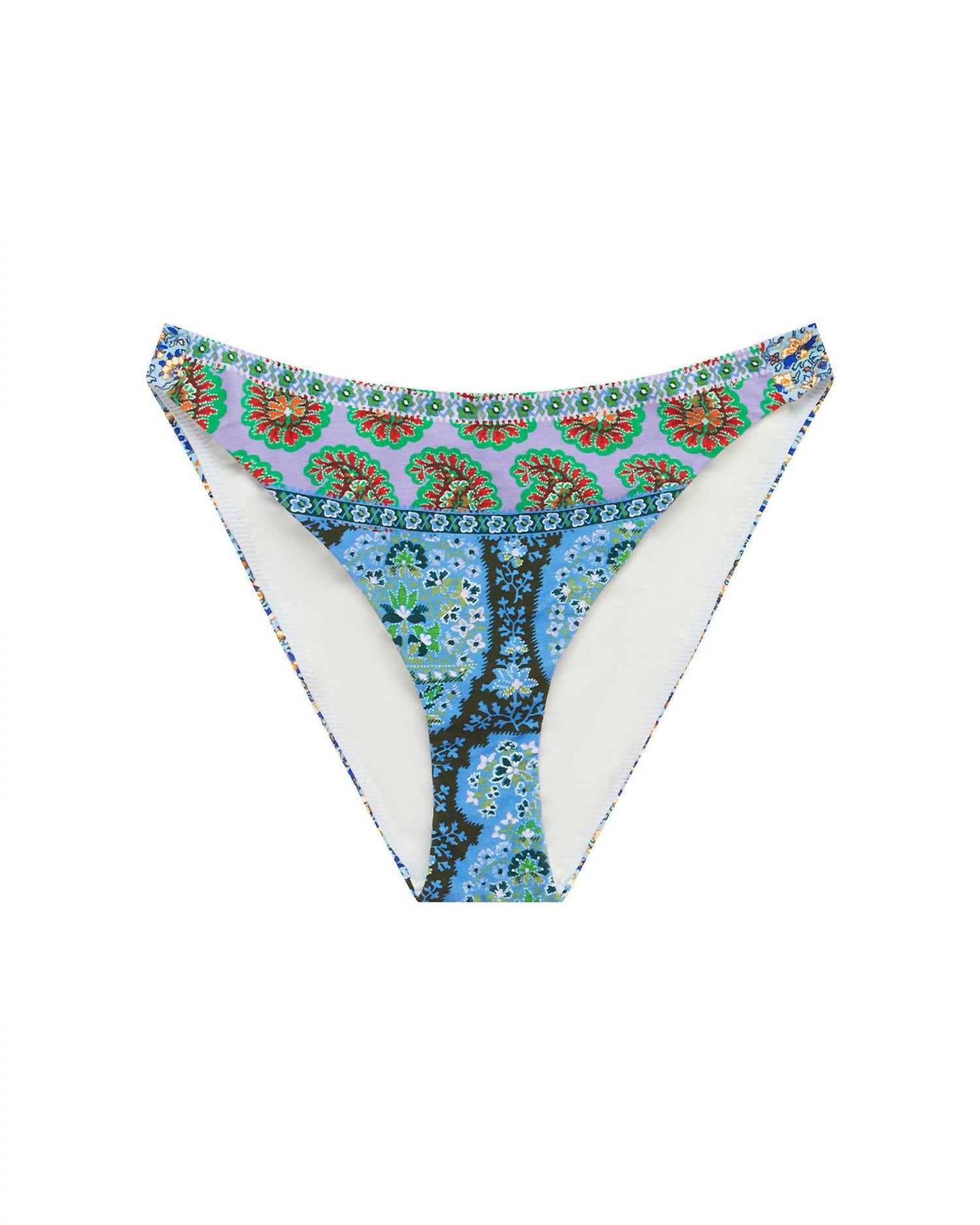 BOTEH Women's Onda Allez Underwire And Onda Dalian Pant Set in blues patchwork - women's swimwear - view 5