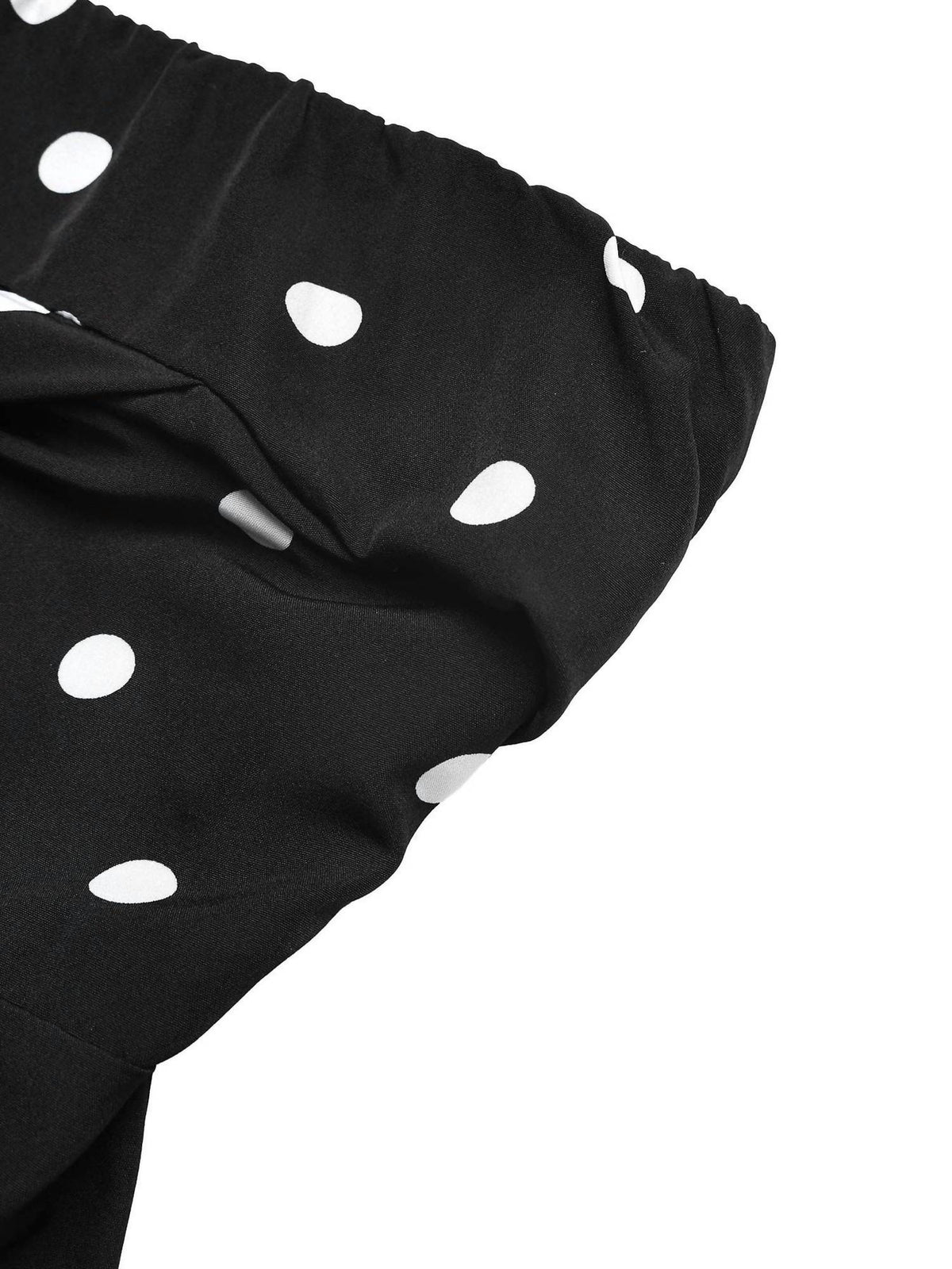 Suhkasana - Polka Dot Strapless Wide Leg Jumpsuit