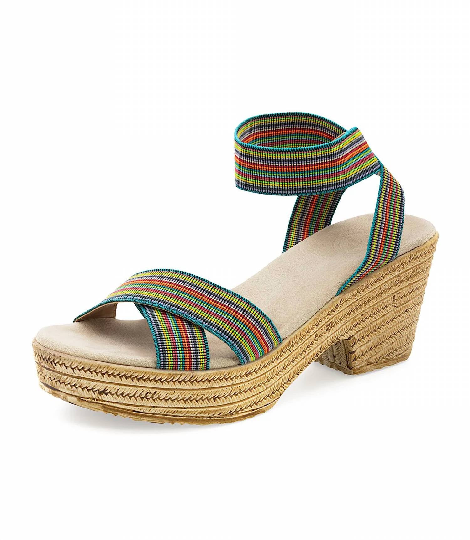 Charleston Shoe Co. - Women's Angela Ankle Wrap Sandals