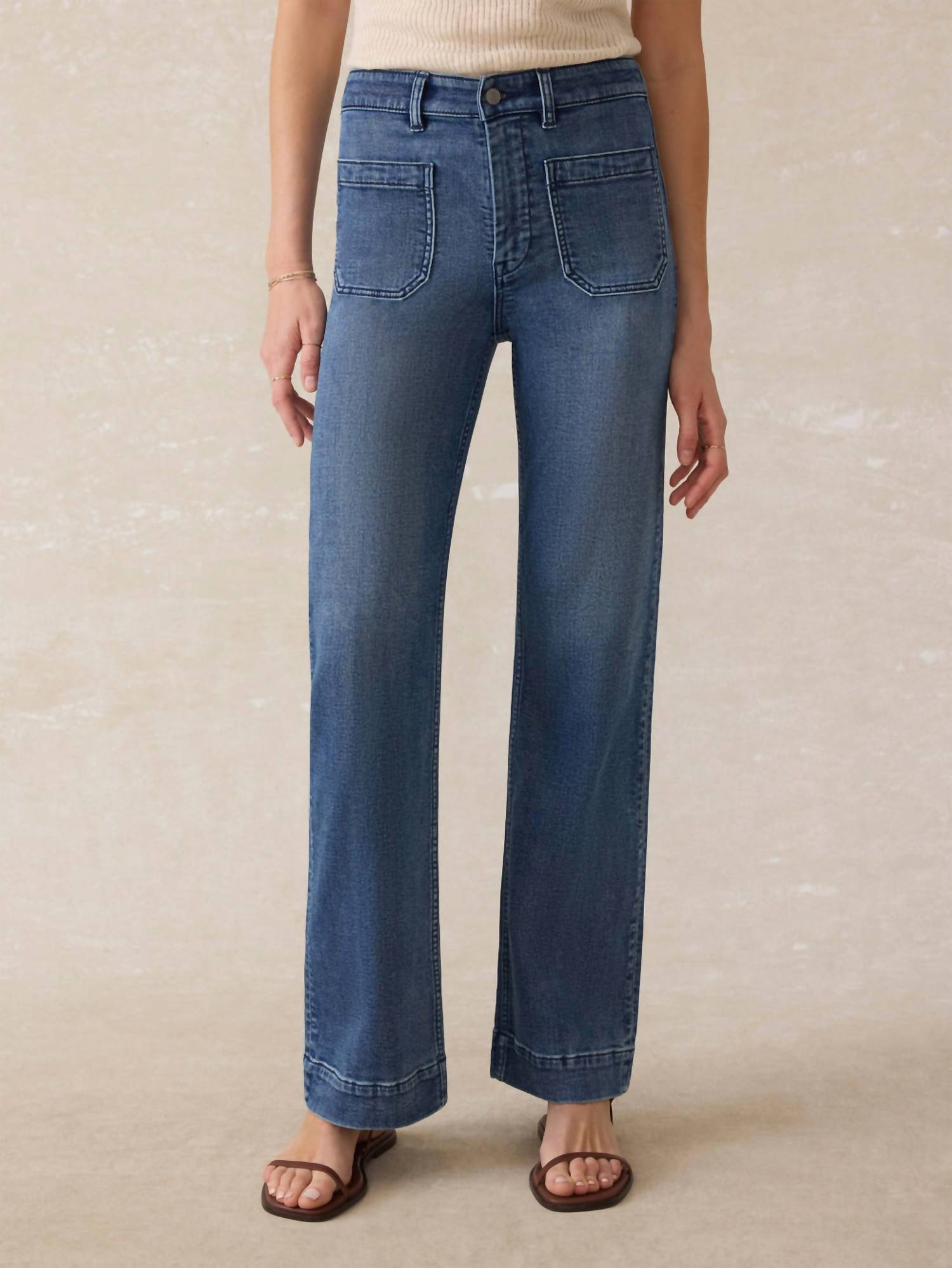 Faherty - Stretch Terry Patch Pocket Pant