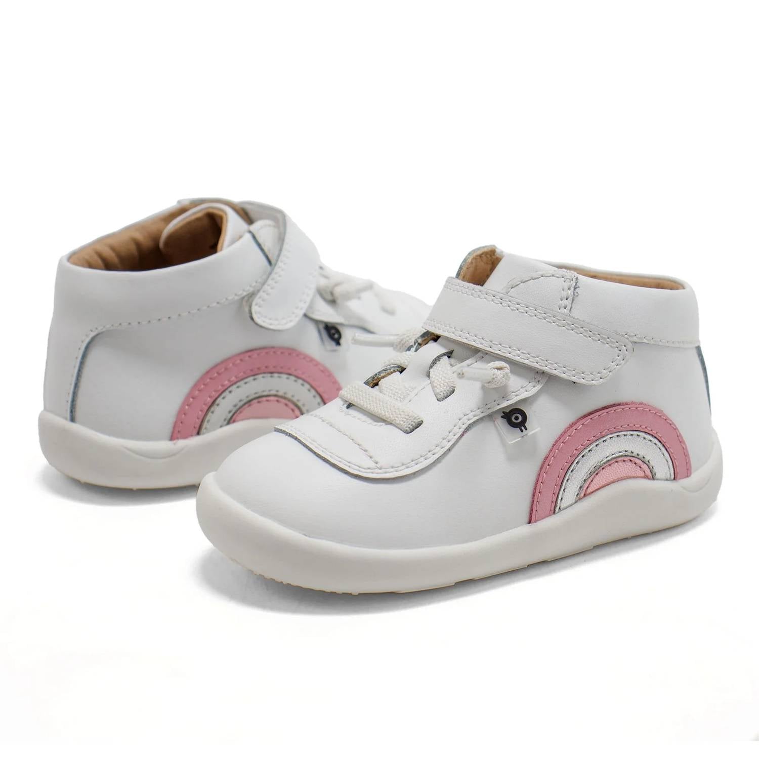 Oldsoles - Toddler's Sun Bright Leather Sneakers