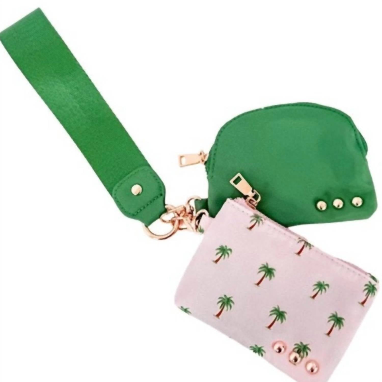 Pretty Simple - Women's Dual Nylon Pouch Wristlet