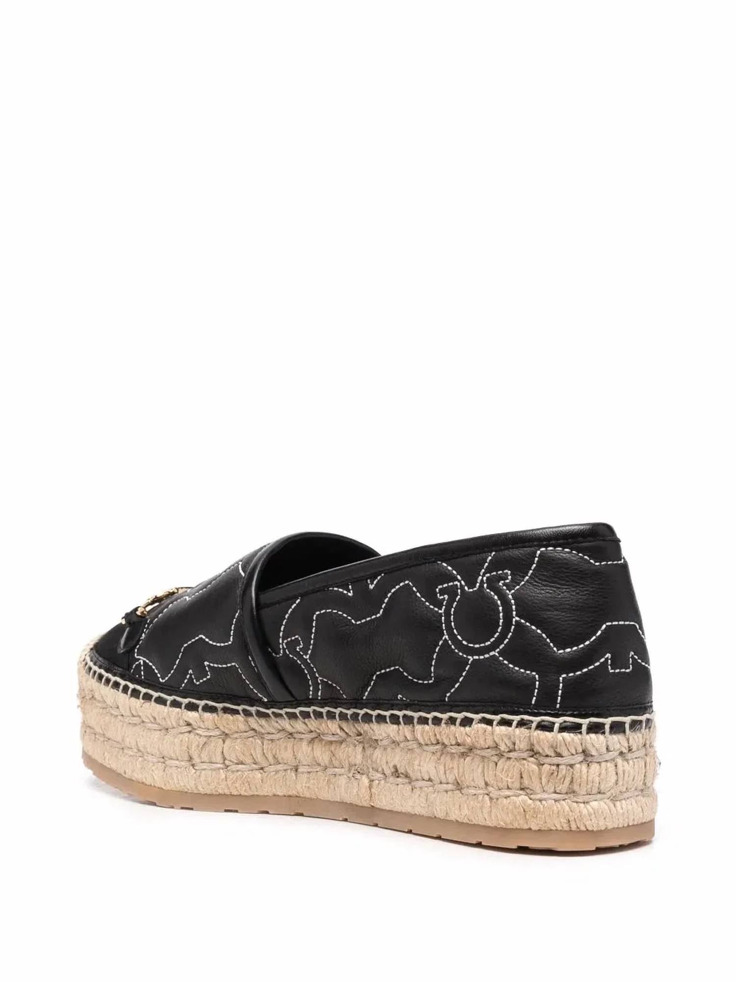 Salvatore Ferragamo - Women's Gancini Logo-embroidered Espadrilles