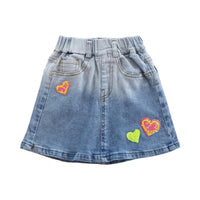 Doe A Dear - Girl's Sequin Hearts Skirt