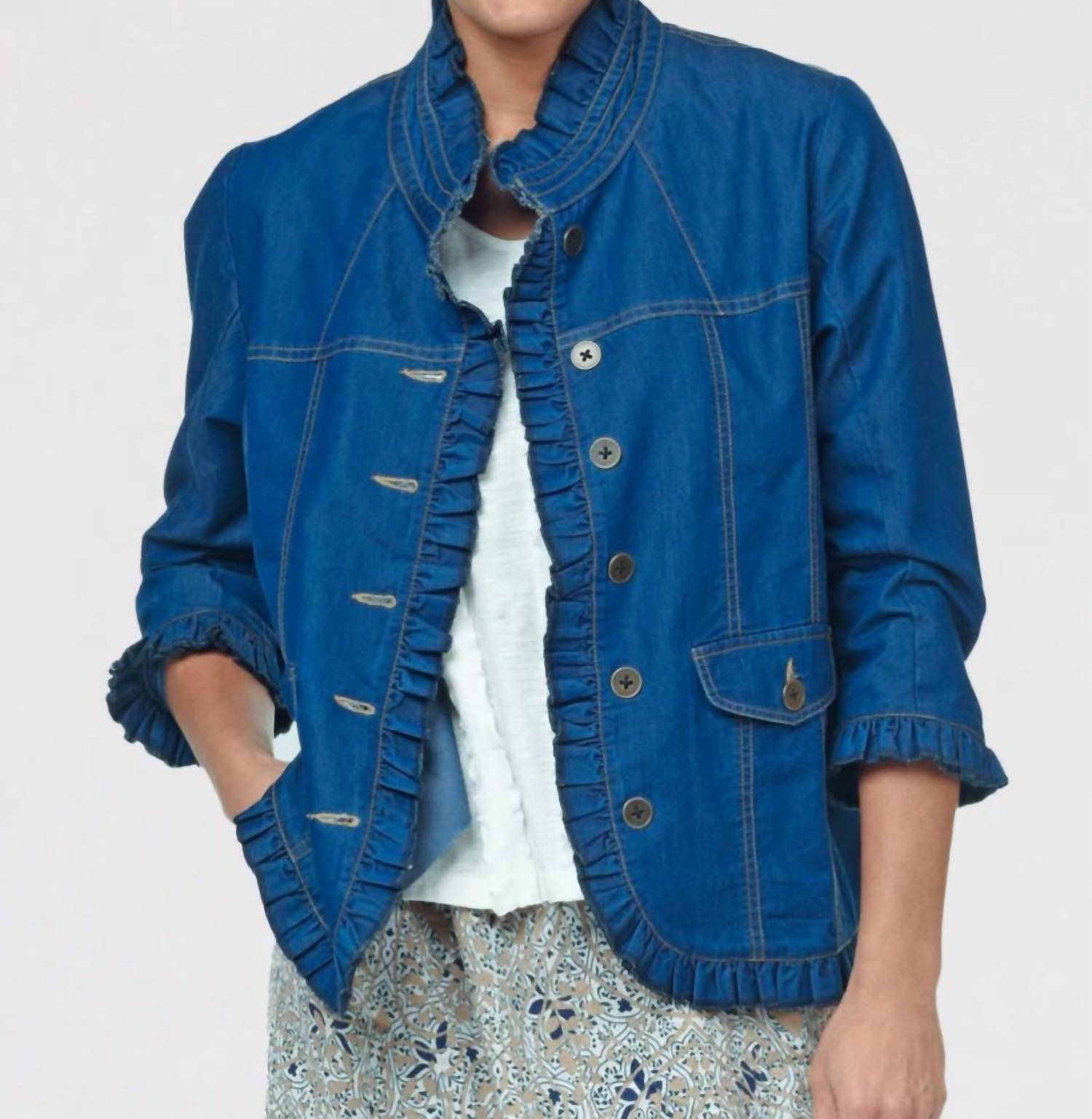 Tulip Clothing - Sterling Three-Quarter Sleeves Jacket