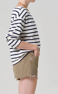 Citizens Of Humanity - Boat Neck Long Sleeve Tee