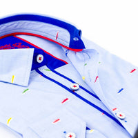 Eight X - Men's Fill Coupe Colorful Sneakers Button Down Shirt