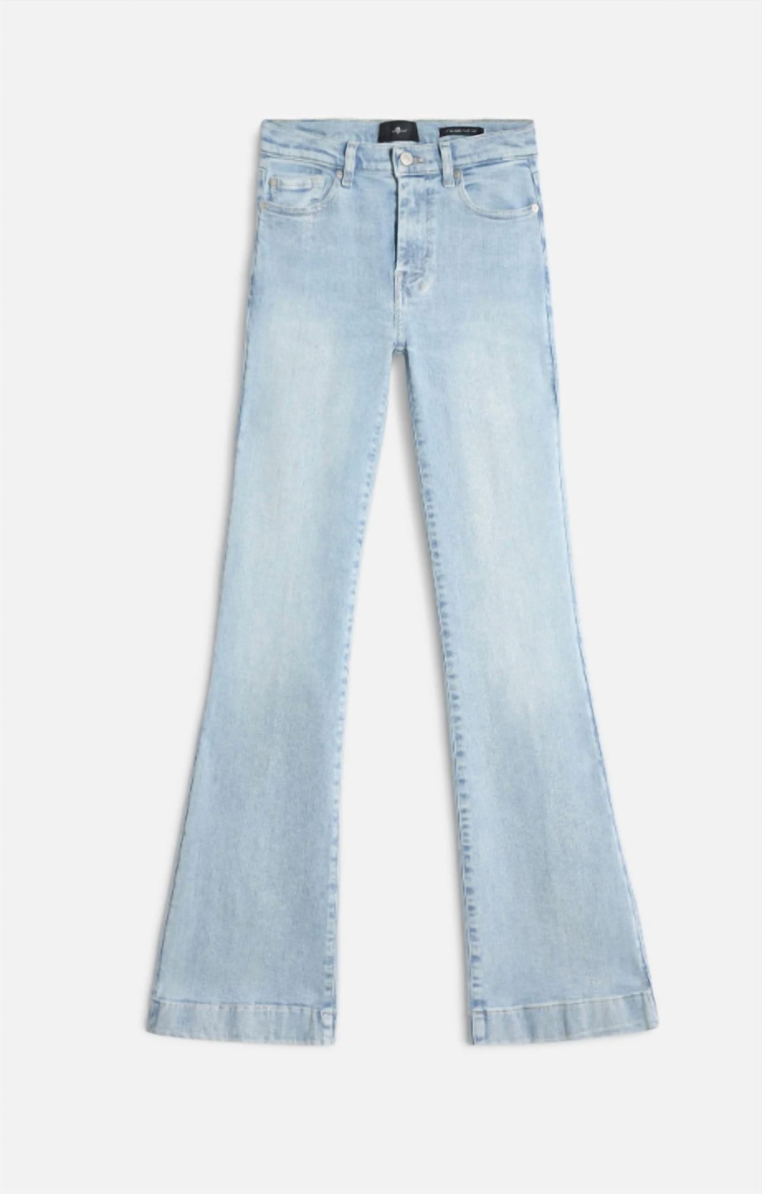 7 For All Mankind Dojo Tailorless Jeans in sparkling - women's jeans - alternate view