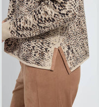 Lysse - Declan Mock Neck Jacquard Sweater