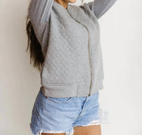 Ampersand Ave - Quilted Bomber Jacket