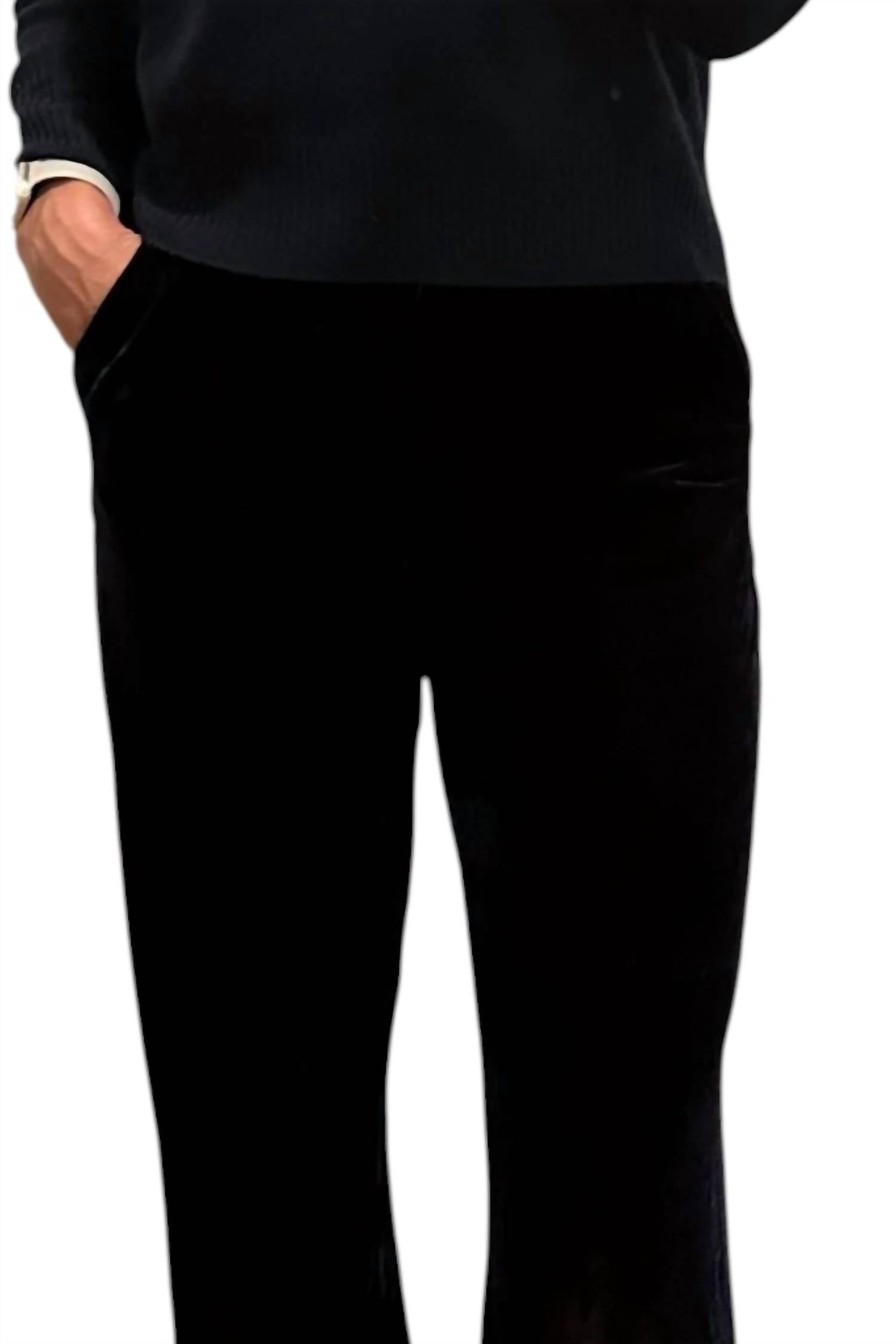 Frnch - Straight Leg Velvet Pants