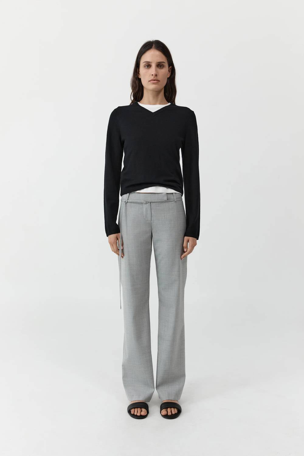 St. Agni - 90's Belt Minimal Pants