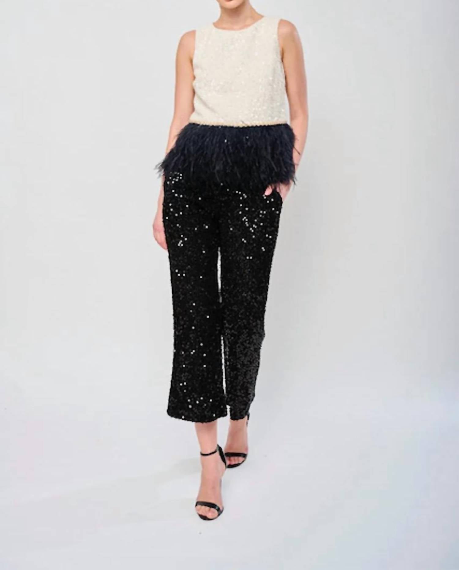 Flora Bea - Tweed Kick Flare Pant