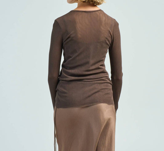 Brazeau Tricot - Double Layer Long Sleeve Tulle Shirt