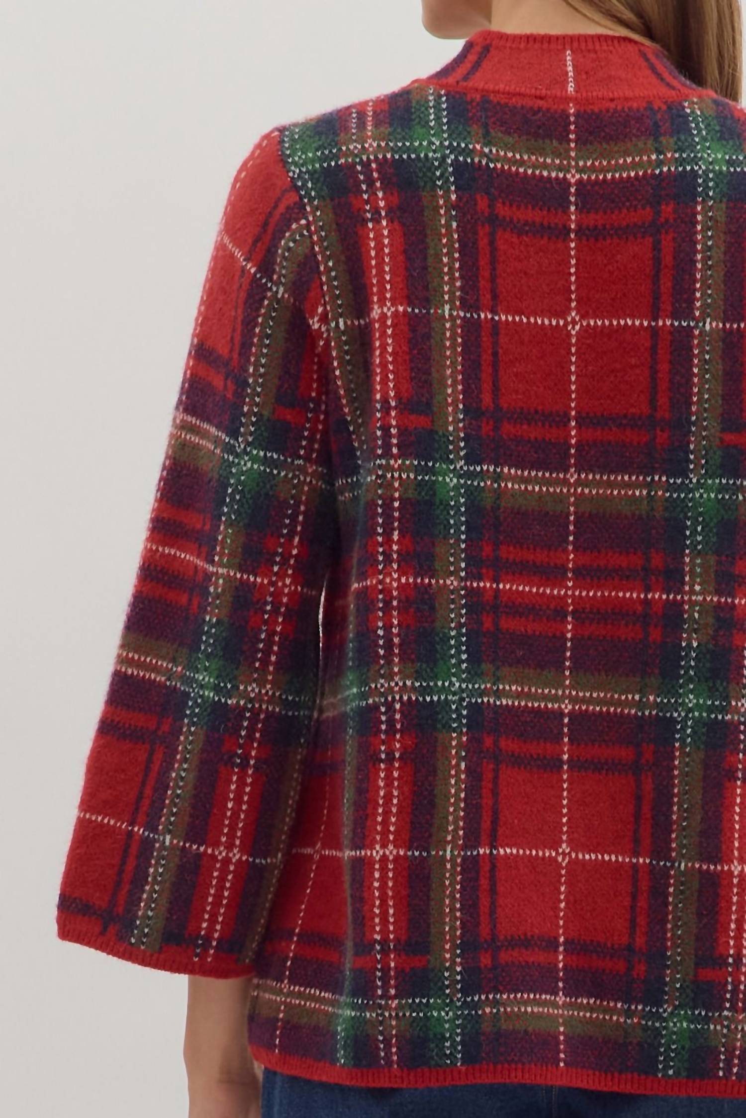 Entro - Adelina Plaid Sweater