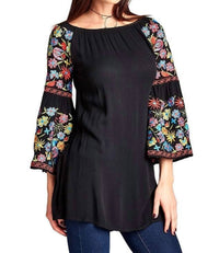 Velzera - Floral Embroidered Off The Shoulder Mini Dress