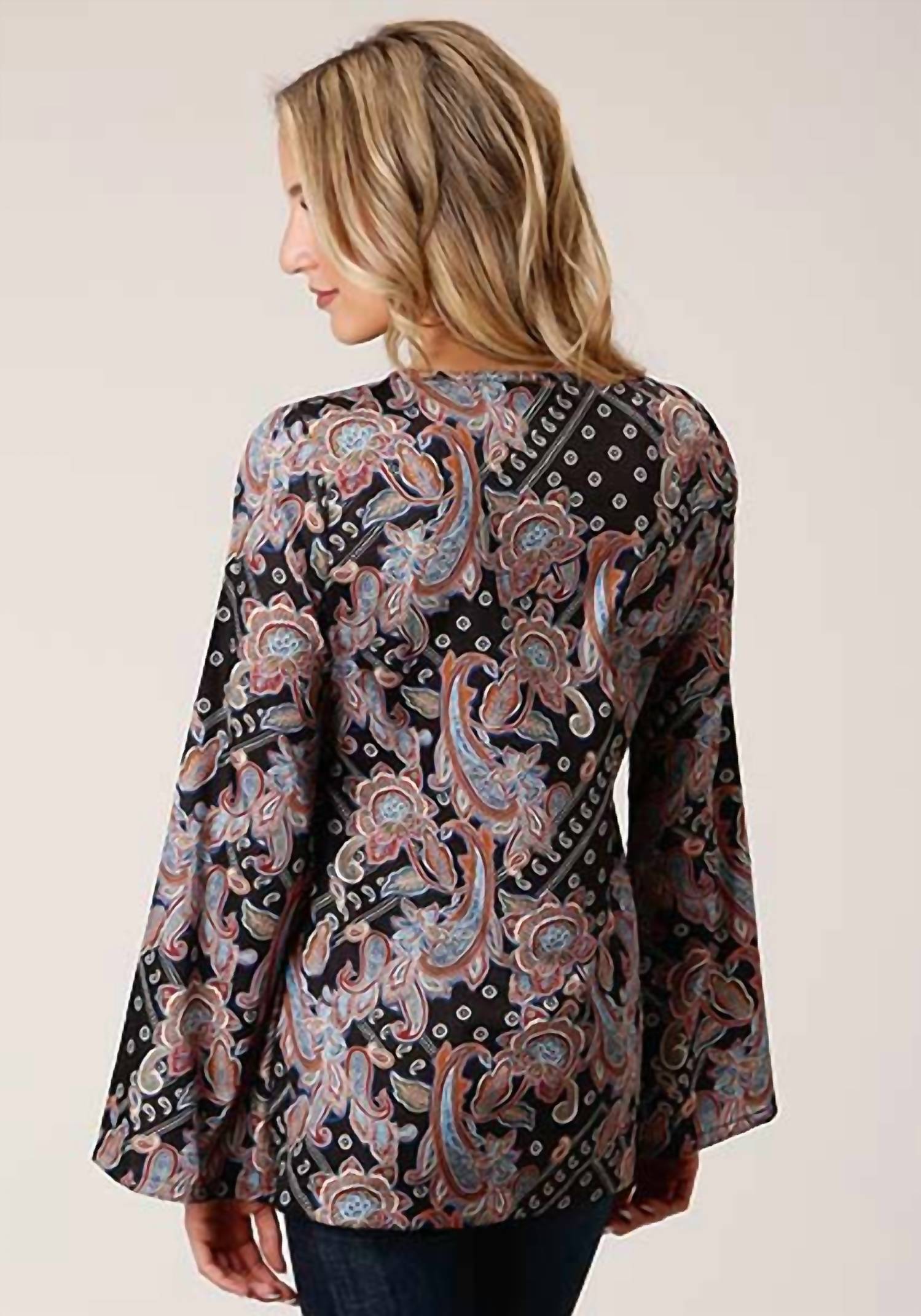 Roper - Floral Tie Top