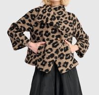 ALEMBIKA Wildcard Cozy Jacket in leopard - women's jacket