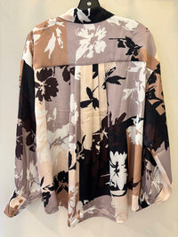 Jade - Floral Button-Front Blouse