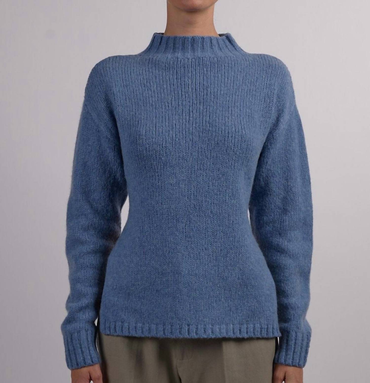 St. Agni - Wool Cashmere Blend Tie Back Jumper