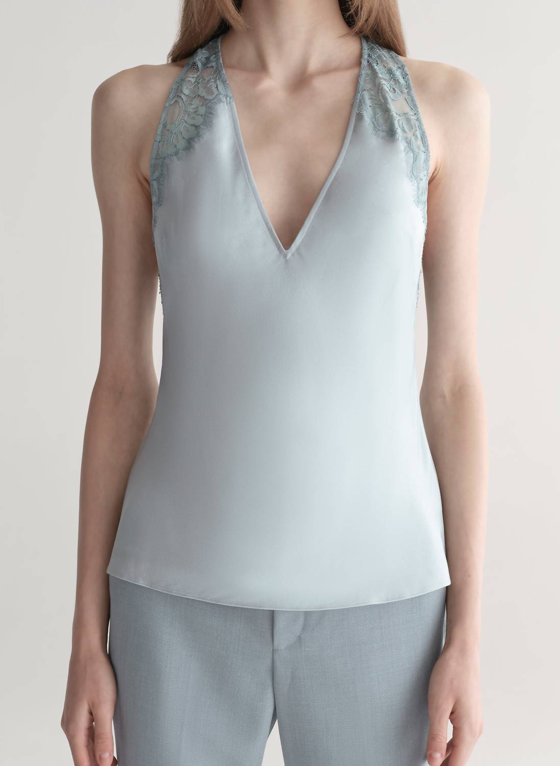 A.L.C. - Wes Satin and Lace Top