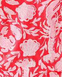 Lilly Pulitzer Meredith Short Sleeve Tee in cane coral crab collab - women's t-shirt - view 5