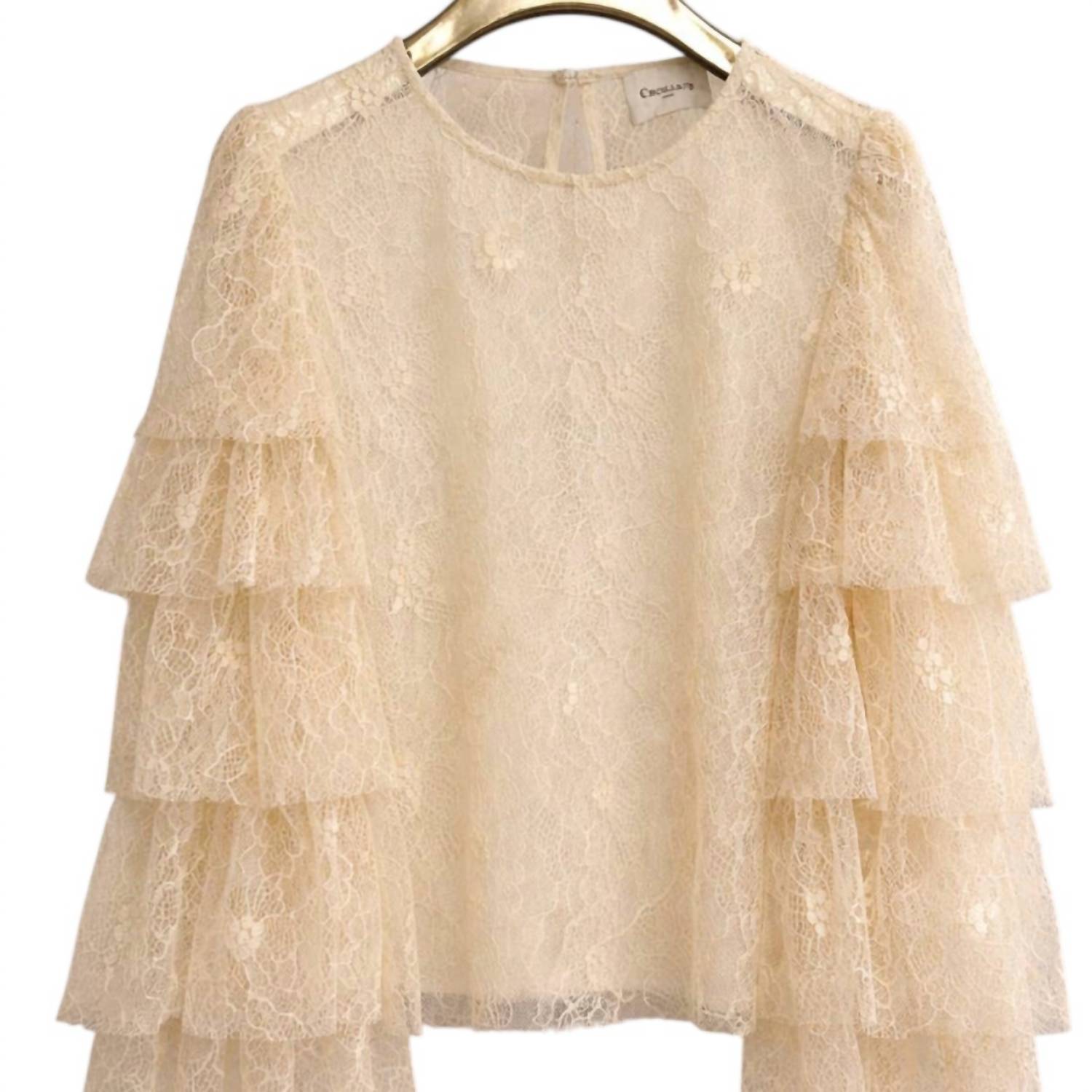 Choklate Paris - Women's Lace Layering Blouse