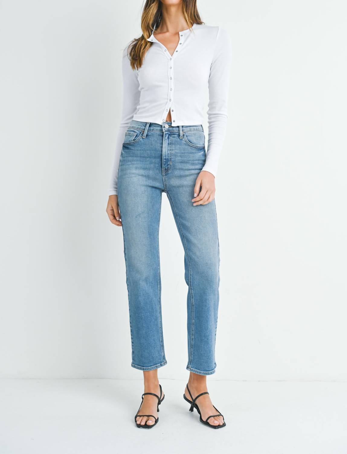 Just Black Denim - Classic Straight Jeans