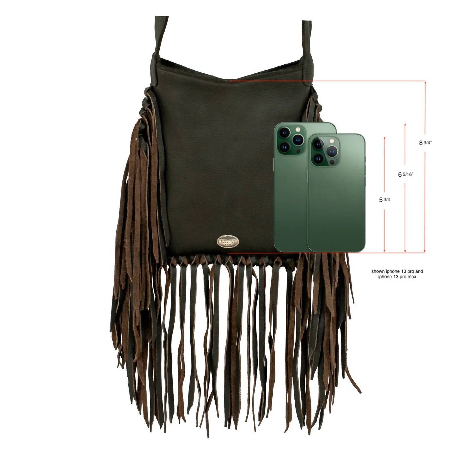 American West - Fringed Cowgirl Crossbody Bag