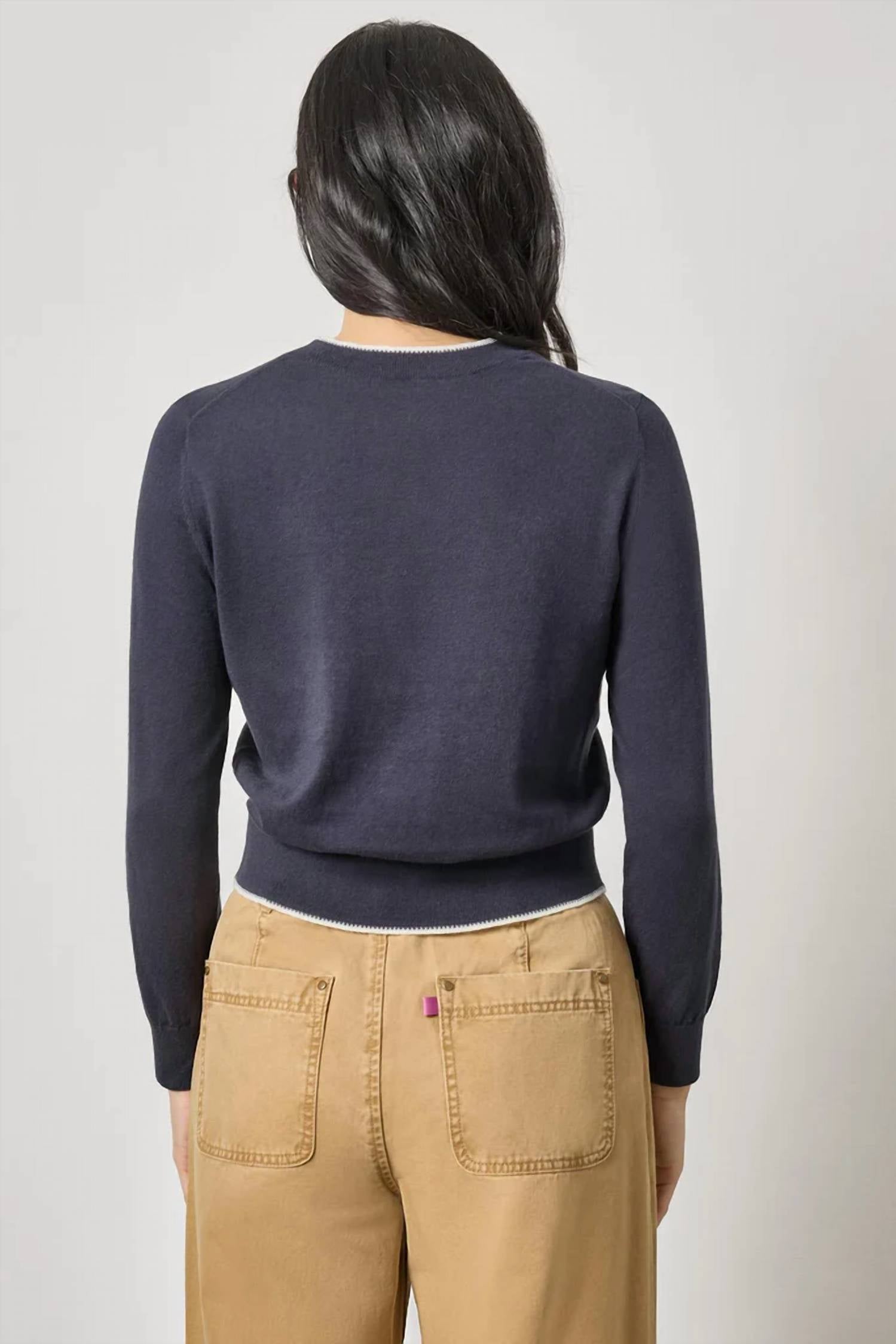 Lilla P - Picot Edge Crewneck Sweater