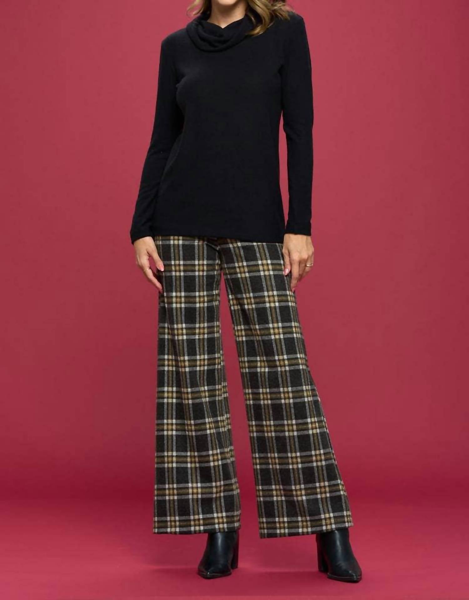 Renee C - Turtleneck Tunic Top