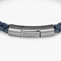 Tateossian Men's Charles Bracelet in navy - men's jewelry - detail view