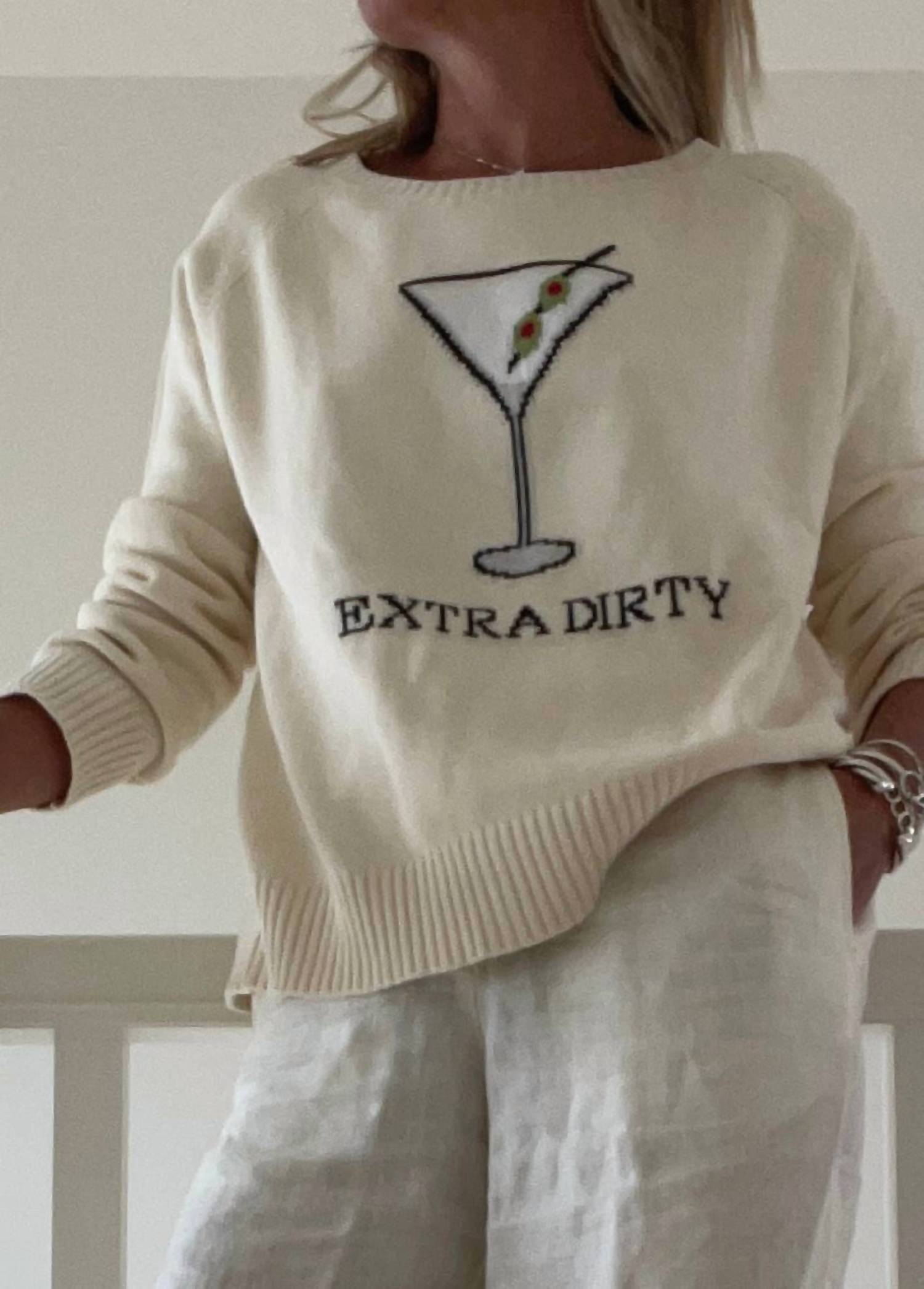 Pink Pineapple - Extra Dirty Martini Sweater