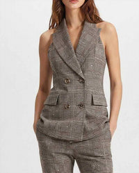 Theo The Label - Eudora Sequined Halter Vest